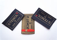 Heat cut Clothing Label Tags woven for back neck label with customized logo