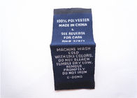Black Satin Woven Clothing Label Tags / Personalised Name Labels