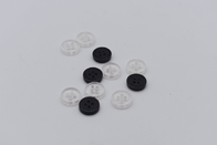 Clear Plastic Garment Buttons Lettering Words 12L For Shirt Dress